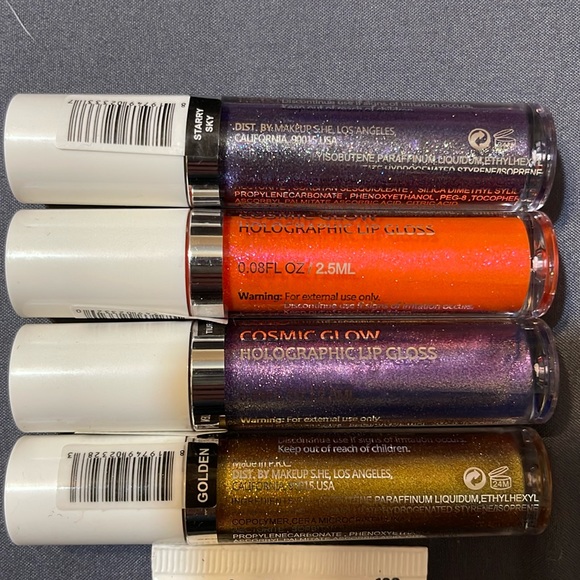 S.he Cosmic Glow Holographic Lip Gloss-0.08 fl oz/2.5 ml-choose color - Picture 3 of 4